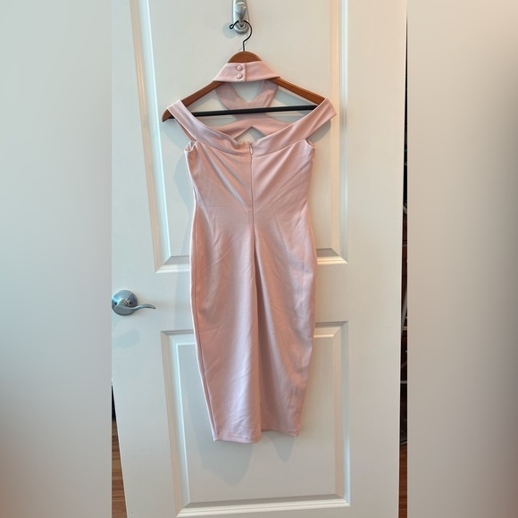 Nookie Hollywood Midi Dress In Blush - Picture 11 of 15